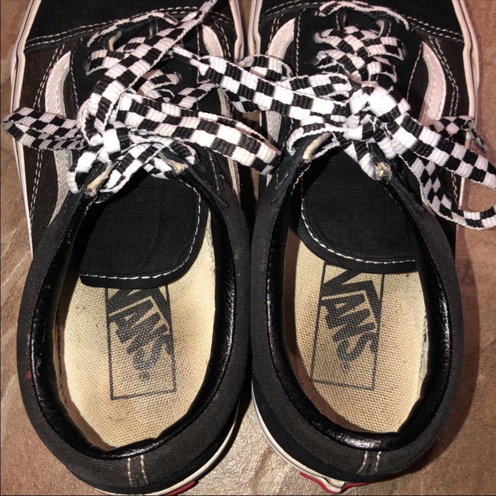 Black VANS off the Wall Sneakers Skate Shoes - Picture 4 of 5